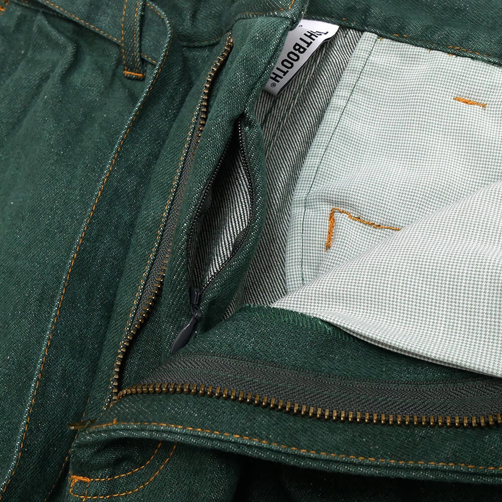 TIGHTBOOTH（TBPR） PANTS タイトブース パンツ ジーンズ DENIM BALLOON DARK GREEN スケートボード スケボー 5