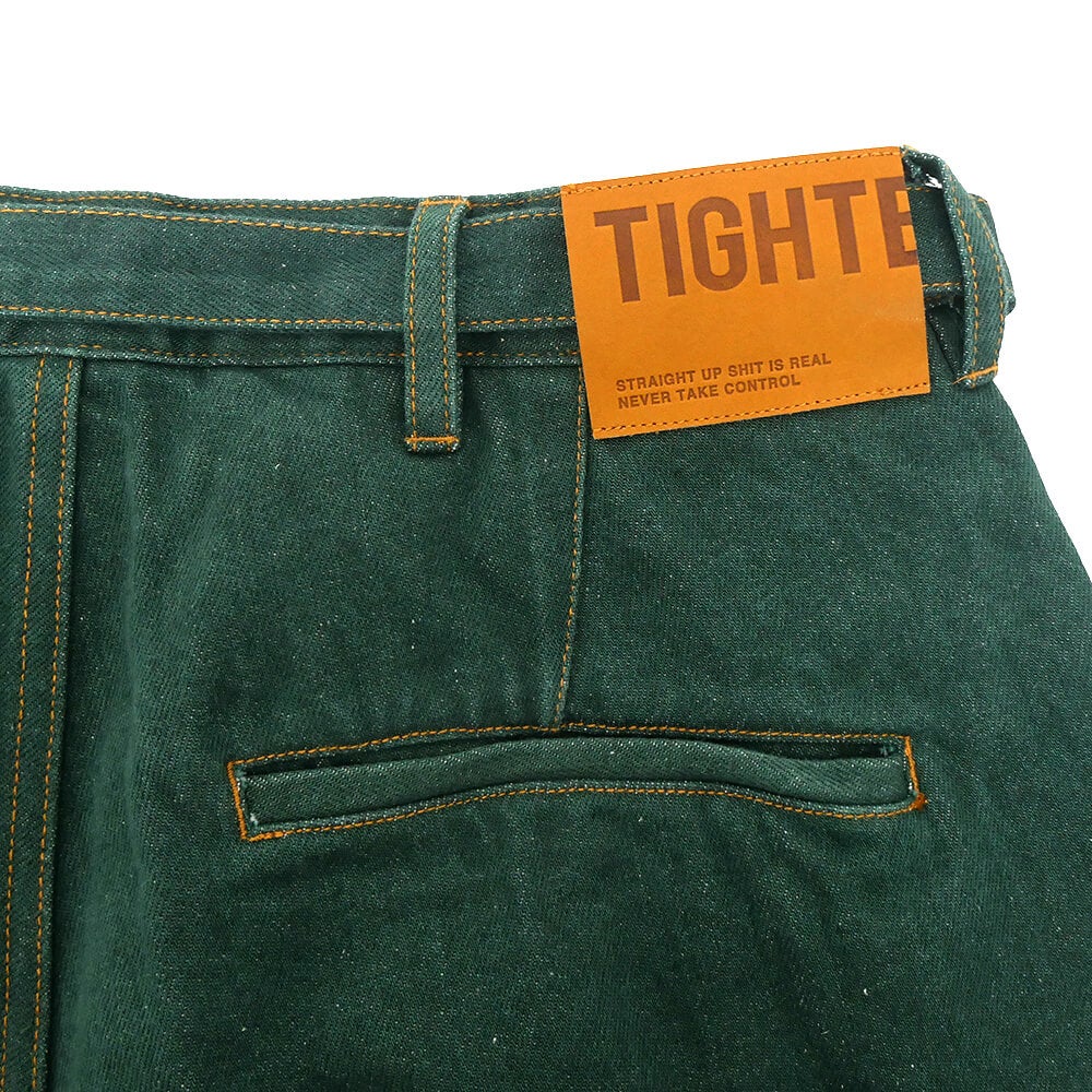 TIGHTBOOTH（TBPR） PANTS タイトブース パンツ ジーンズ DENIM BALLOON DARK GREEN スケートボード スケボー 6