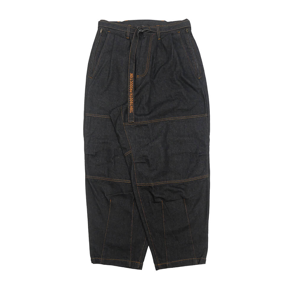 TIGHTBOOTH（TBPR） PANTS タイトブース パンツ ジーンズ DENIM BALLOON BLACK スケートボード スケボー 