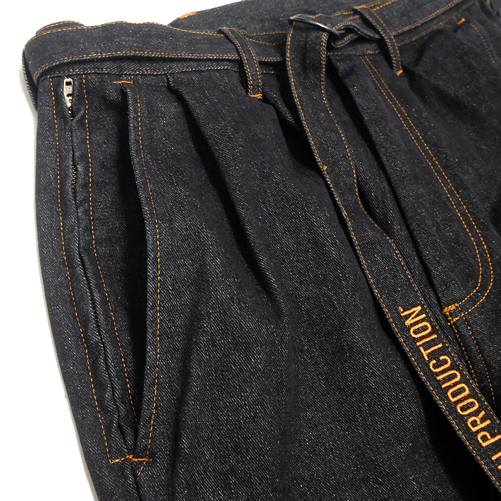 TIGHTBOOTH（TBPR） PANTS タイトブース パンツ ジーンズ DENIM BALLOON BLACK スケートボード スケボー 1