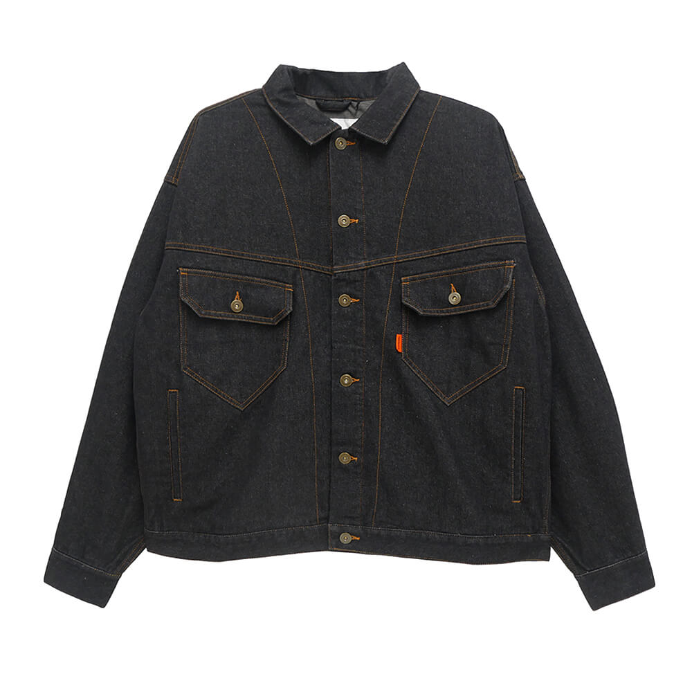 TIGHTBOOTH（TBPR） JACKET タイトブース ジャケット DENIM BLACK スケートボード スケボー 1