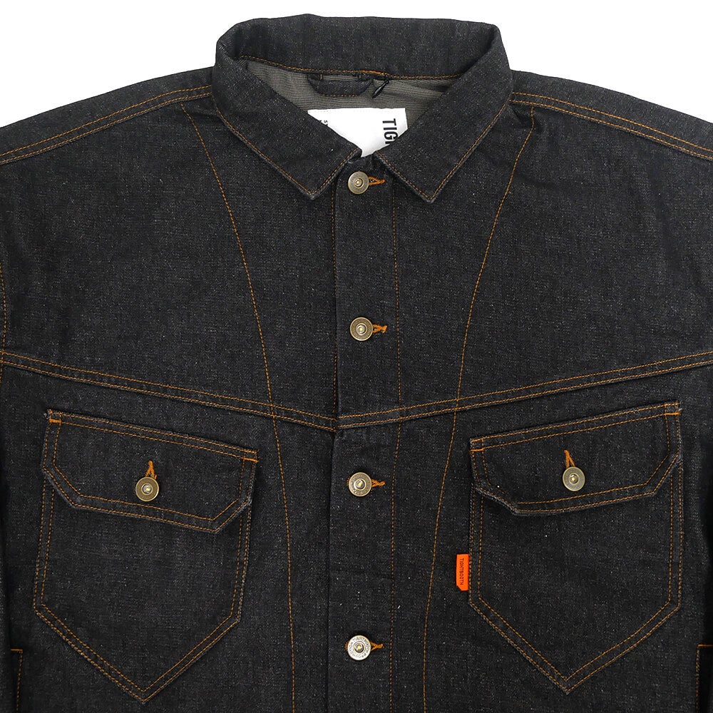 TIGHTBOOTH（TBPR） JACKET タイトブース ジャケット DENIM BLACK スケートボード スケボー 2