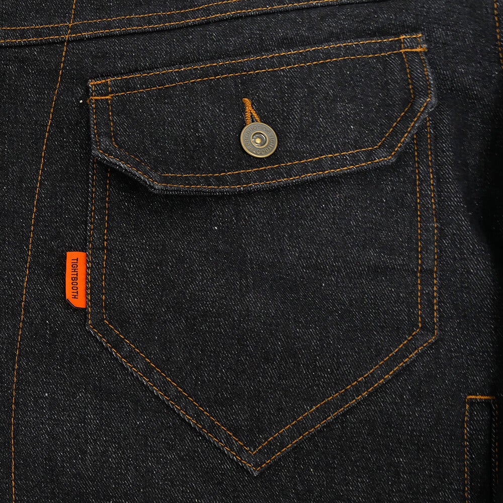 TIGHTBOOTH（TBPR） JACKET タイトブース ジャケット DENIM BLACK スケートボード スケボー 5