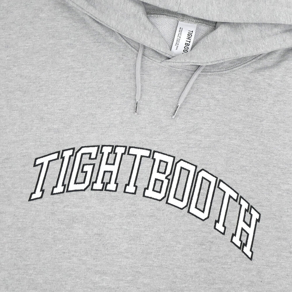 TIGHTBOOTH（TBPR）HOOD タイトブース パーカー COLLEGE HOODIE GREY スケートボード スケボー 1