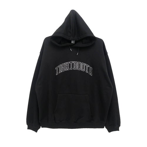 TIGHTBOOTH（TBPR）HOOD タイトブース パーカー COLLEGE HOODIE BLACK スケートボード スケボー 