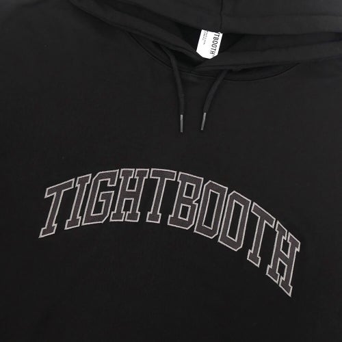 TIGHTBOOTH（TBPR）HOOD タイトブース パーカー COLLEGE HOODIE BLACK スケートボード スケボー 1