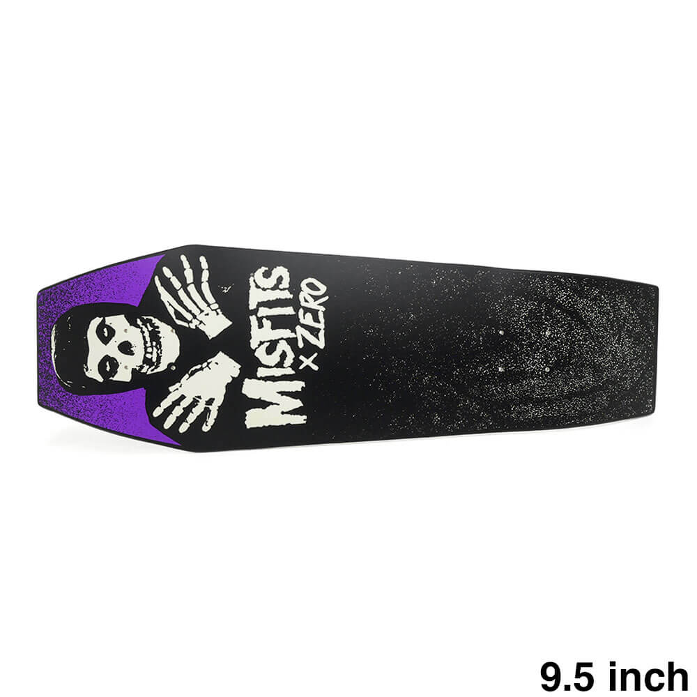 ZERO DECK ゼロ デッキ TEAM MISFITS FIEND COFFIN GITD 9.5 スケートボード スケボー 1