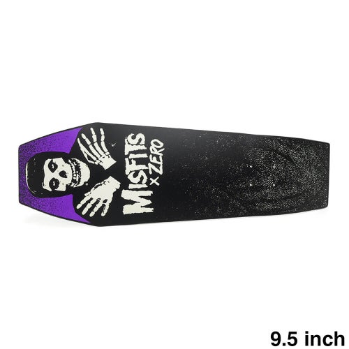 ZERO DECK ゼロ デッキ TEAM MISFITS FIEND COFFIN GITD 9.5 スケートボード スケボー 1