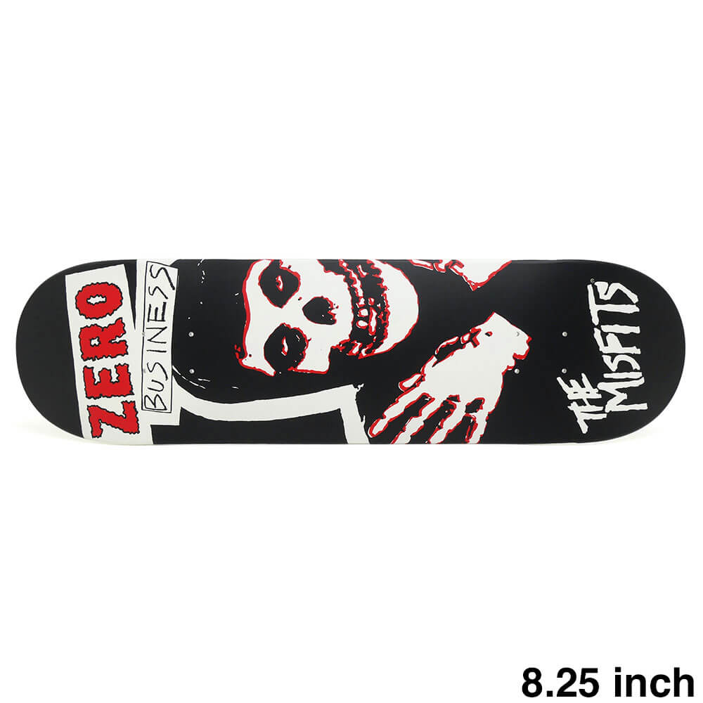 ZERO DECK ゼロ デッキ TEAM MISFITS ZERO BUSINESS GITD 8.25 スケートボード スケボー 1