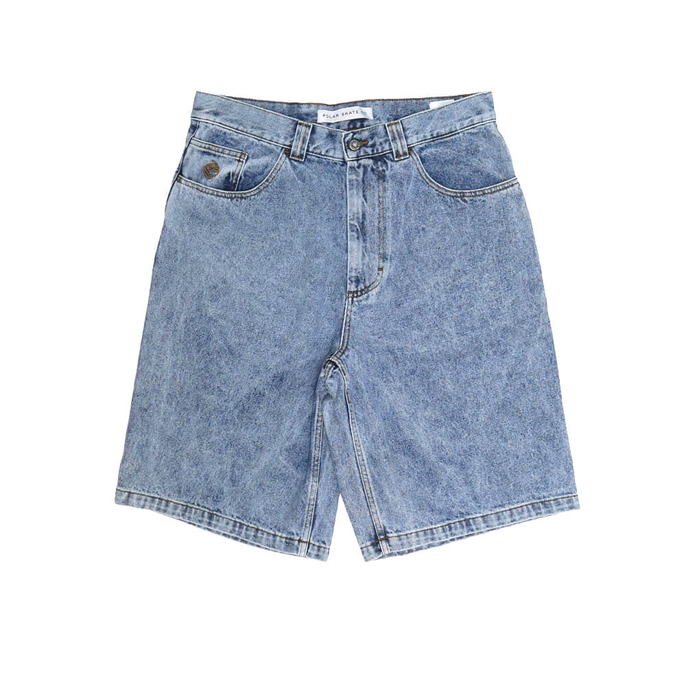 POLAR SHORTS ポーラー ショーツ BIGBOY HEAVY WASHED BLUE スケートボード スケボー 