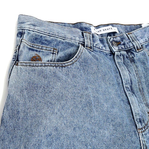 POLAR SHORTS ポーラー ショーツ BIGBOY HEAVY WASHED BLUE スケートボード スケボー 1