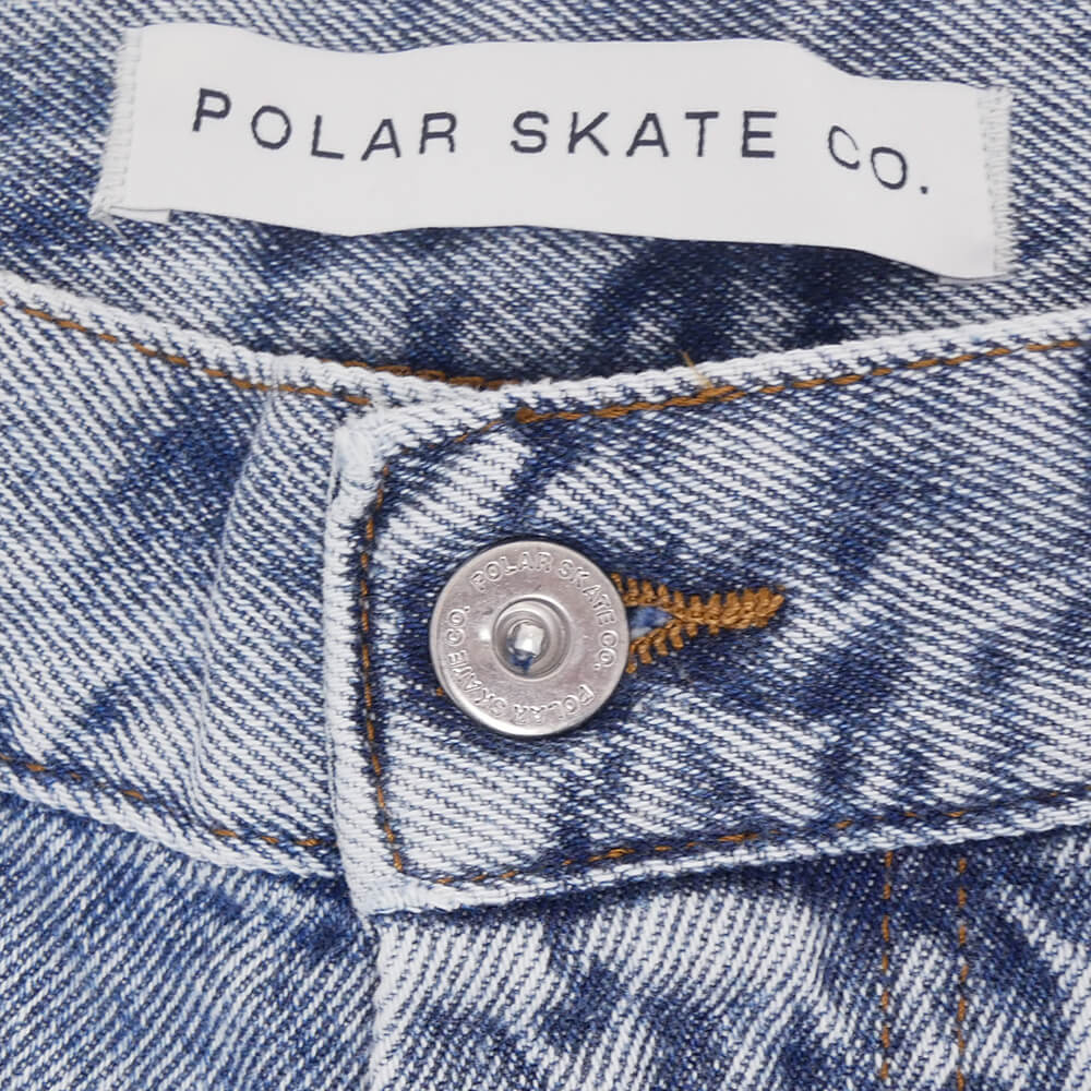 POLAR SHORTS ポーラー ショーツ BIGBOY HEAVY WASHED BLUE スケートボード スケボー 2
