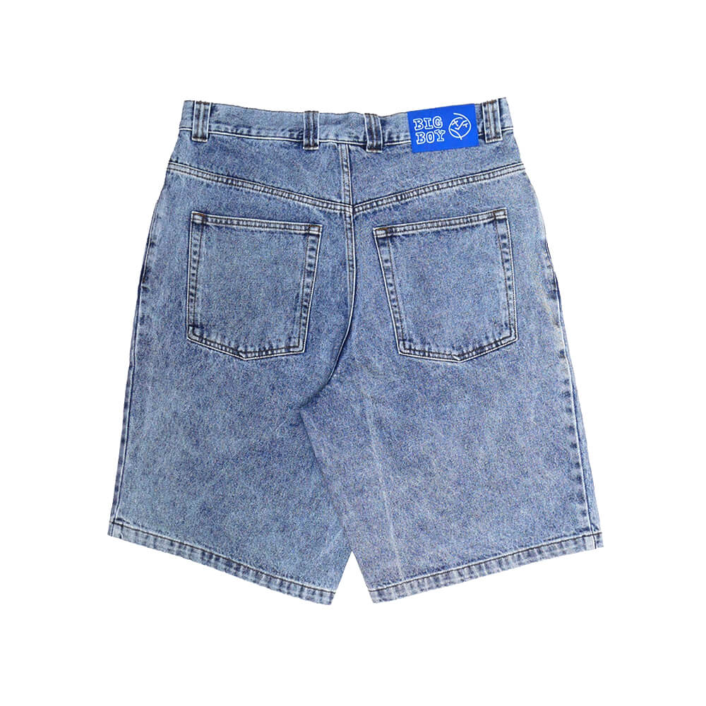 POLAR SHORTS ポーラー ショーツ BIGBOY HEAVY WASHED BLUE スケートボード スケボー 5