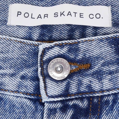 POLAR JEANS ポーラー パンツ ジーンズ 93! PANTS HEAVY WASHED BLUE スケートボード スケボー 2
