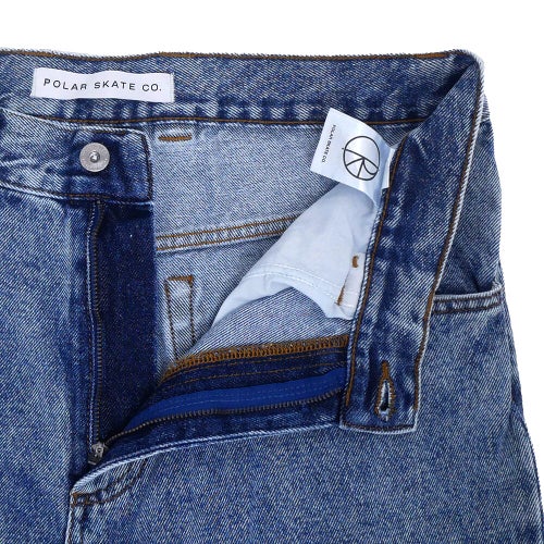 POLAR JEANS ポーラー パンツ ジーンズ 93! PANTS HEAVY WASHED BLUE スケートボード スケボー 3