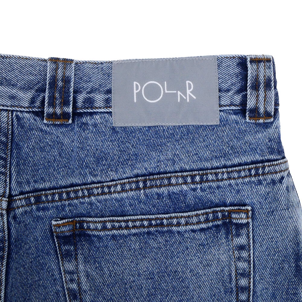 POLAR JEANS ポーラー パンツ ジーンズ 93! PANTS HEAVY WASHED BLUE スケートボード スケボー 4