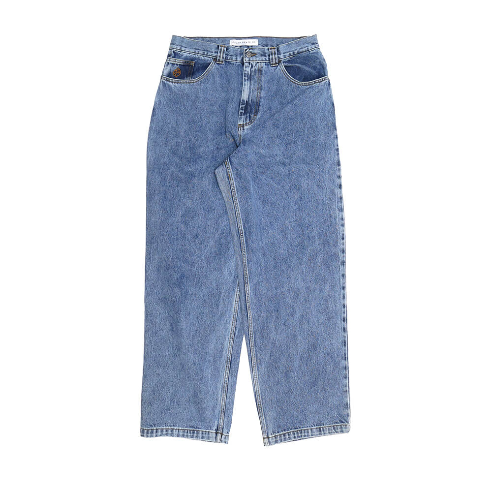 POLAR JEANS ポーラー パンツ ジーンズ ビッグボーイ BIG BOY HEAVY WASHED BLUE スケートボード スケボー 