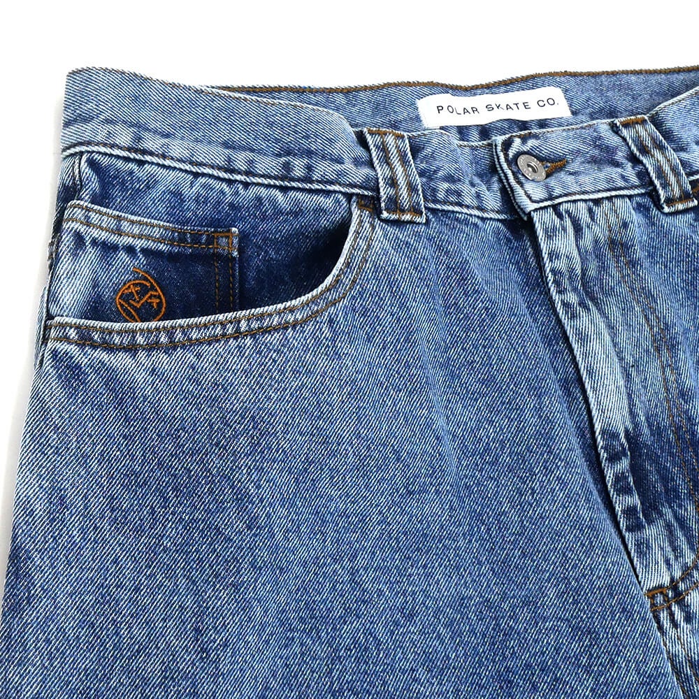 POLAR JEANS ポーラー パンツ ジーンズ ビッグボーイ BIG BOY HEAVY WASHED BLUE スケートボード スケボー 1