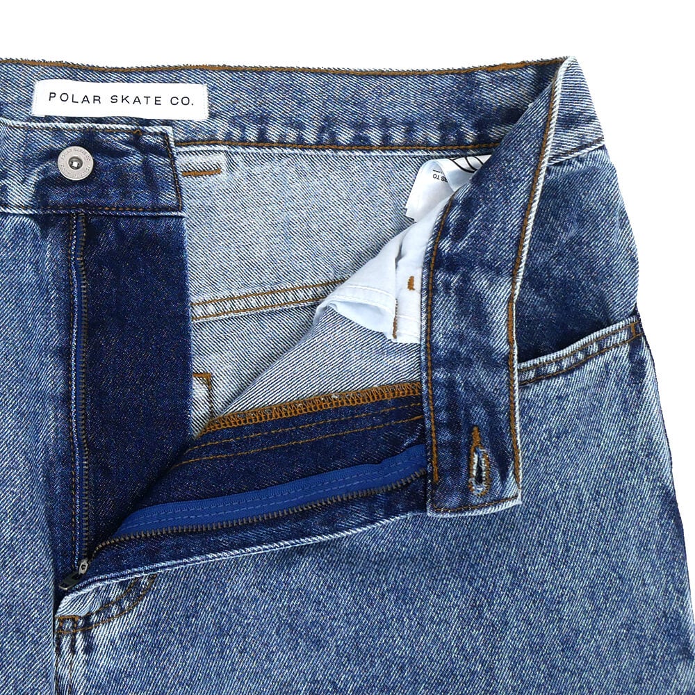 POLAR JEANS ポーラー パンツ ジーンズ ビッグボーイ BIG BOY HEAVY WASHED BLUE スケートボード スケボー 3