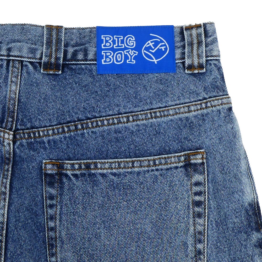 POLAR JEANS ポーラー パンツ ジーンズ ビッグボーイ BIG BOY HEAVY WASHED BLUE スケートボード スケボー 4
