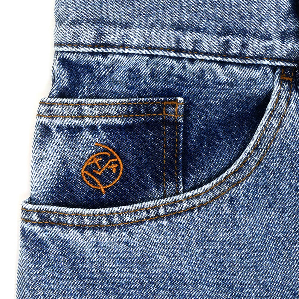 POLAR JEANS ポーラー パンツ ジーンズ ビッグボーイ BIG BOY HEAVY WASHED BLUE スケートボード スケボー 7