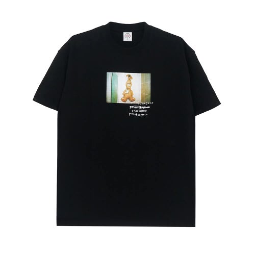 POLAR T-SHIRT ポーラー Tシャツ BUNNY 2 BLACK スケートボード スケボー 