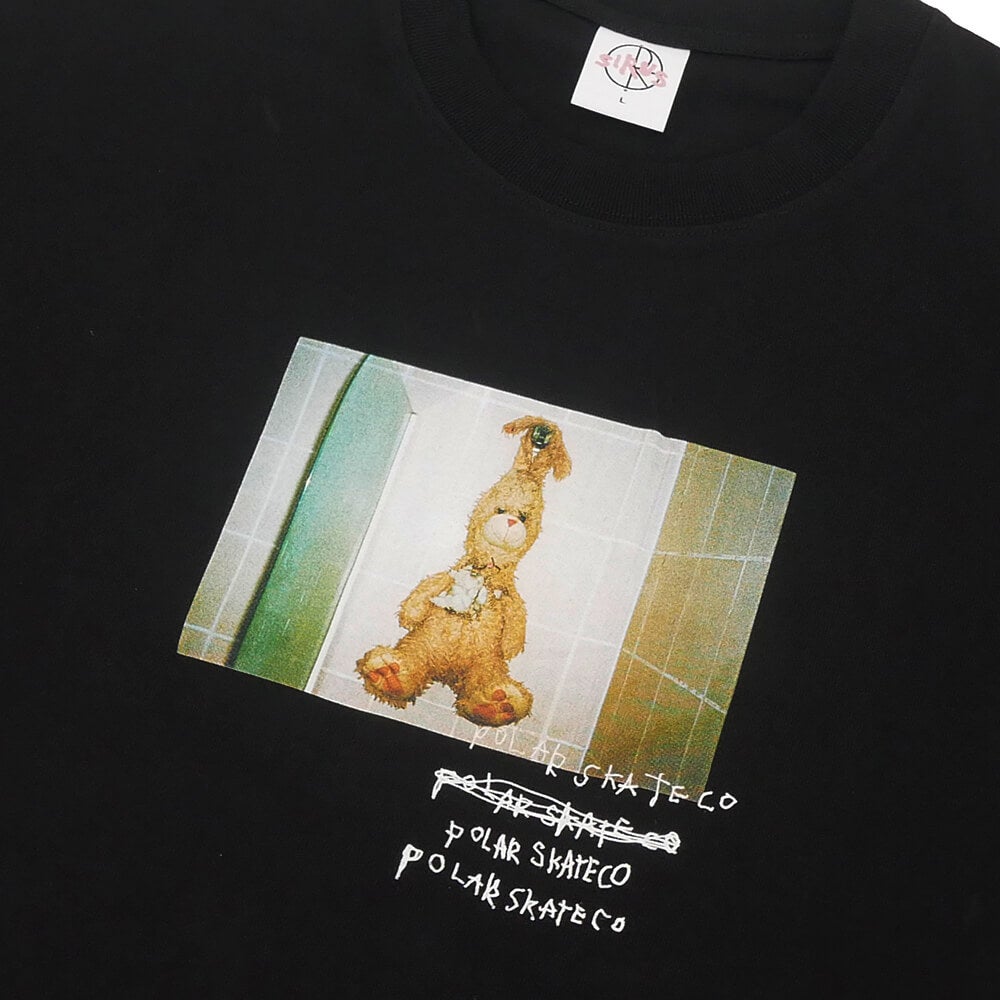 POLAR T-SHIRT ポーラー Tシャツ BUNNY 2 BLACK スケートボード スケボー 1