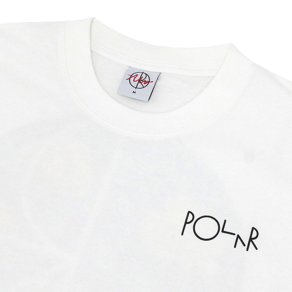 POLAR T-SHIRT ポーラー Tシャツ FILL LOGO MARTAS ROSES WHITE スケートボード スケボー 2