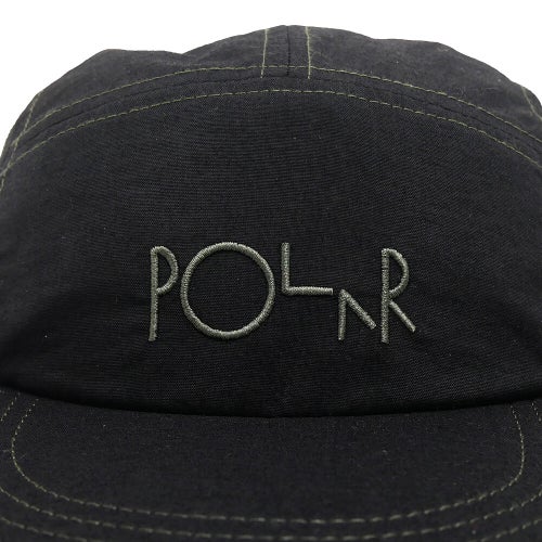 POLAR CAP ポーラー キャップ VILDE BLACK/ARMY GREEN スケートボード スケボー 4