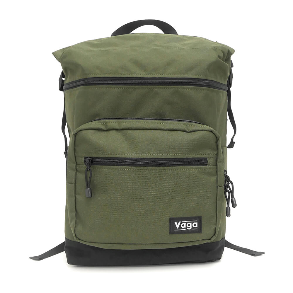 スケートボード収納可能 VAGA BACKPACK バガ バッグ バックパック リュック WEDGE XP DARK OLIVE スケボー 1
