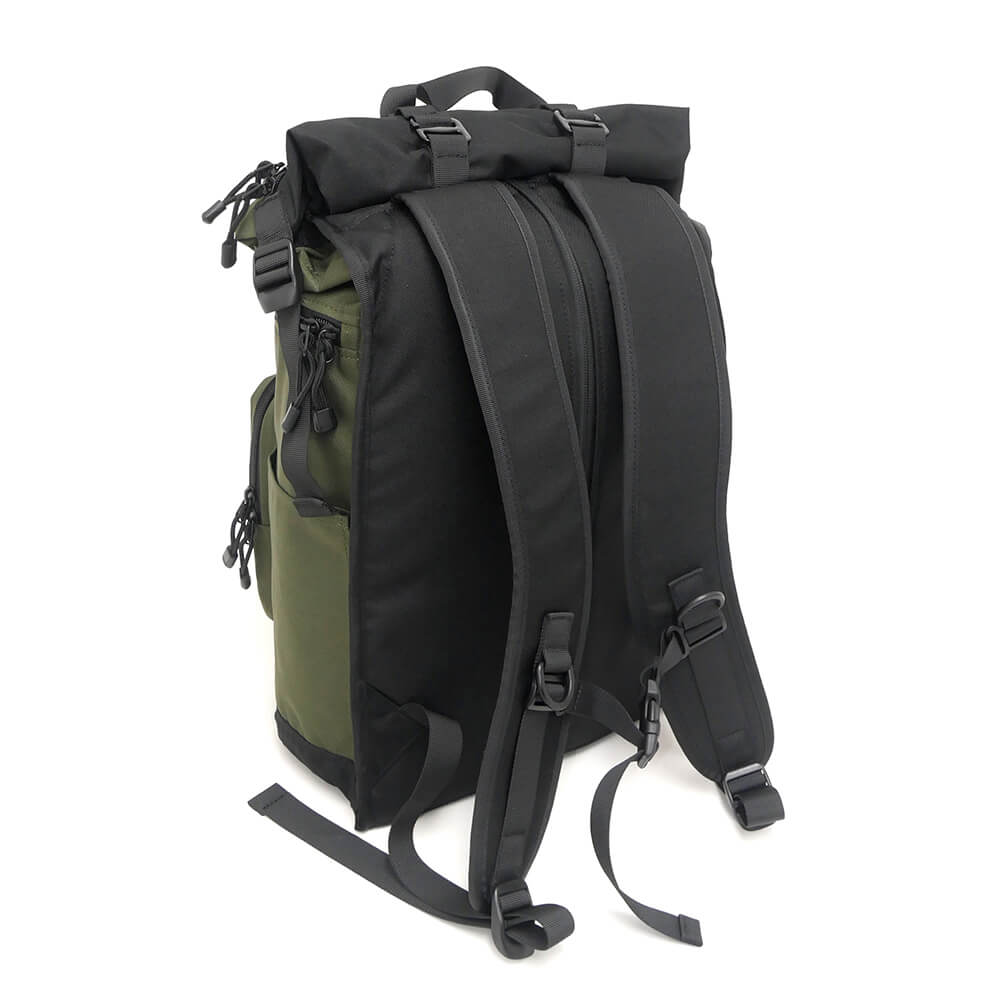 スケートボード収納可能 VAGA BACKPACK バガ バッグ バックパック リュック WEDGE XP DARK OLIVE スケボー 3