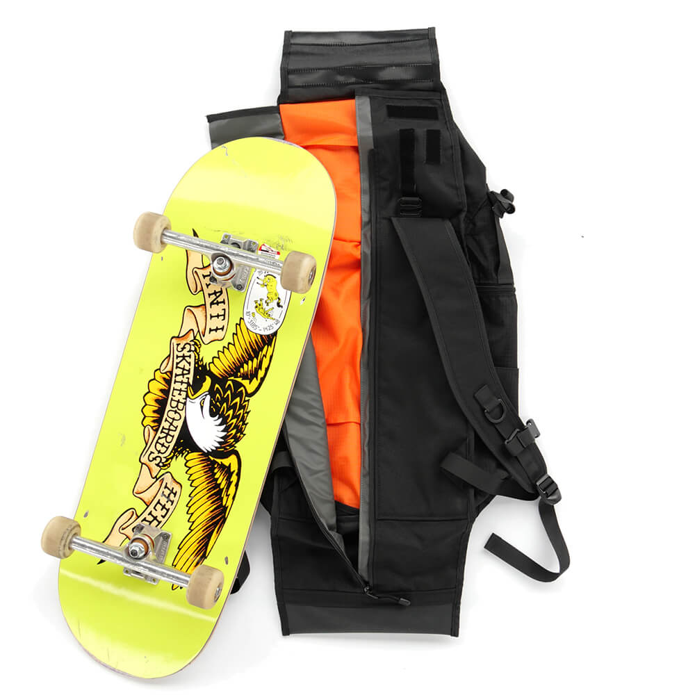 スケートボード収納可能 VAGA BACKPACK バガ バッグ バックパック リュック WEDGE XP DARK OLIVE スケボー 14