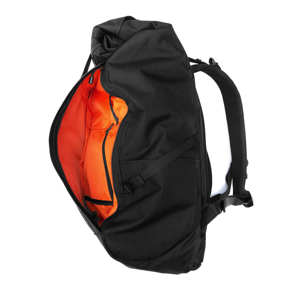 スケートボード収納可能 VAGA BACKPACK バガ バッグ バックパック リュック STEALTH 3G BLACK スケートボード スケボー 6