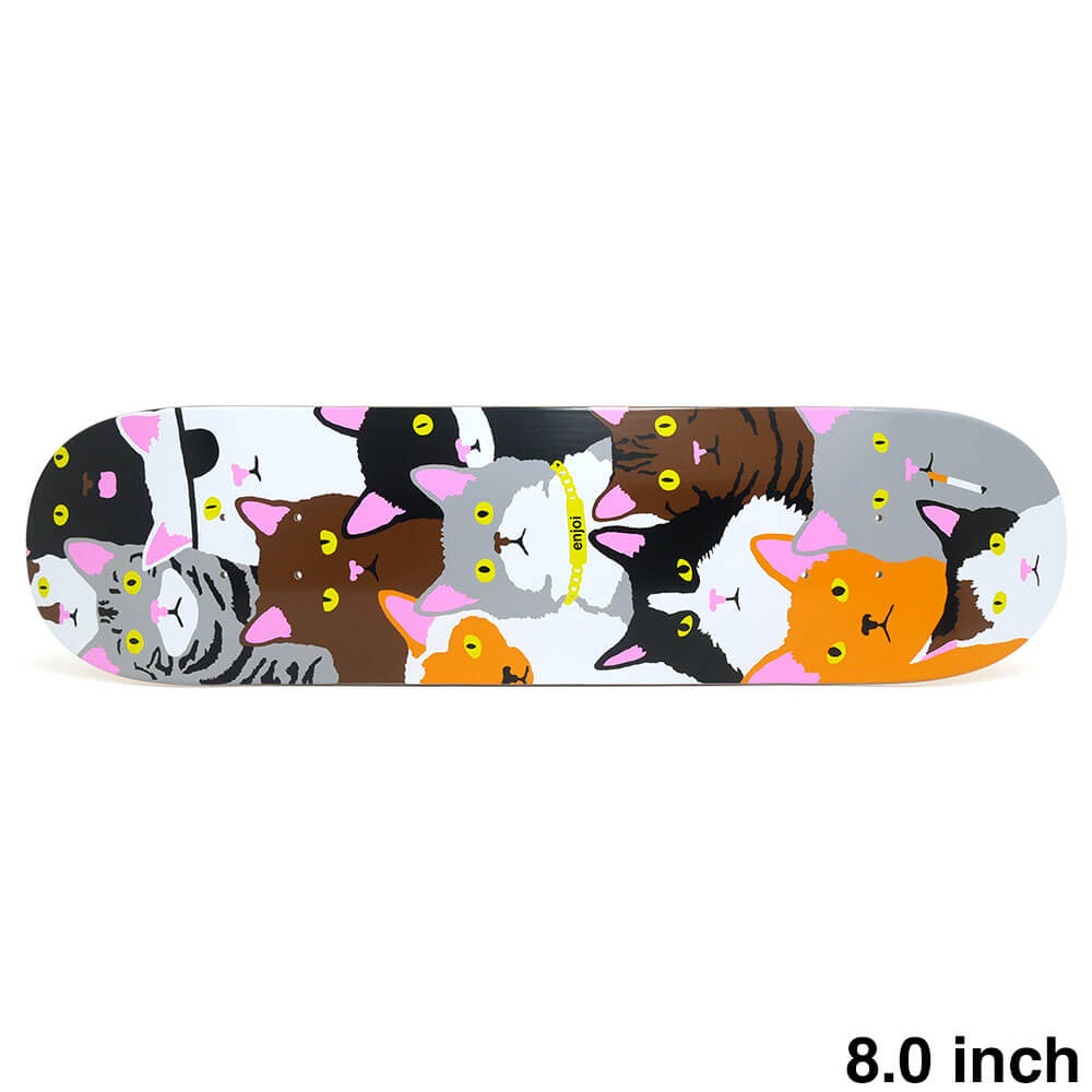 ENJOI DECK エンジョイ デッキ TEAM CAT COLLAGE 8.0 RESIN-7 スケートボード スケボー 1