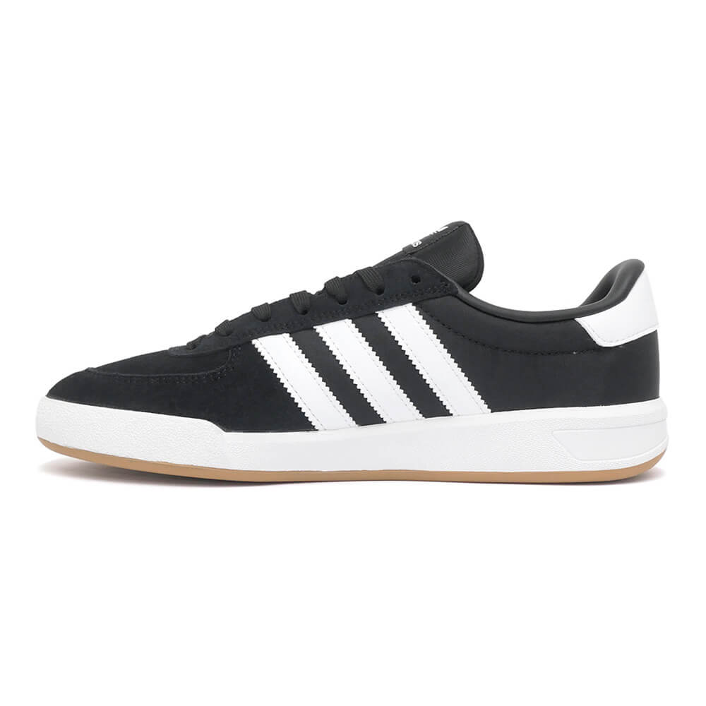 ADIDAS SKATEBOARDING SHOES アディダススケートボーディング シューズ スニーカー GLENBURN BLACK/WHITE/GUM HP3514 スケートボード スケボー 5
