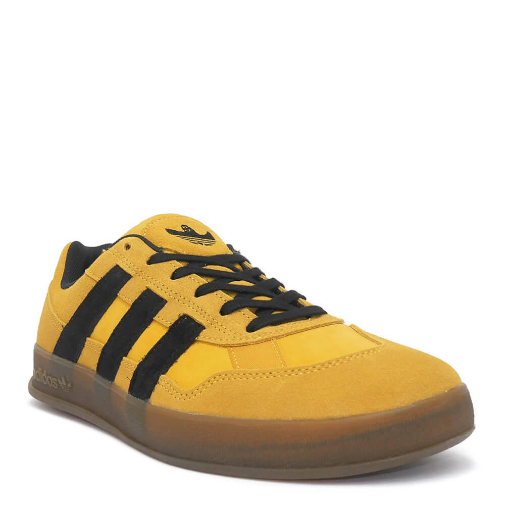 ADIDAS SKATEBOARDING SHOES アディダススケートボーディング シューズ スニーカー ALOHA SUPER YELLOW/BLACK/GUM HQ4718 スケートボード スケボー 1