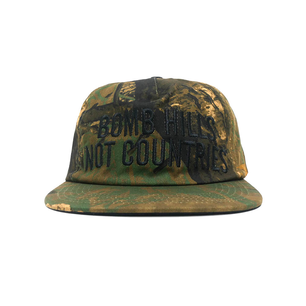 GX1000 CAP ジーエックス1000 キャップ BOMB HILLS SNAPBACK CAMO スケートボード スケボー 1