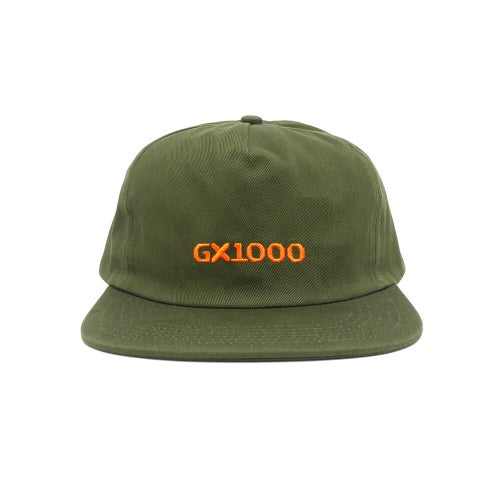 GX1000 CAP ジーエックス1000 キャップ MINI OG LOGO SNAPBACK MILITARY GREEN スケートボード スケボー 1