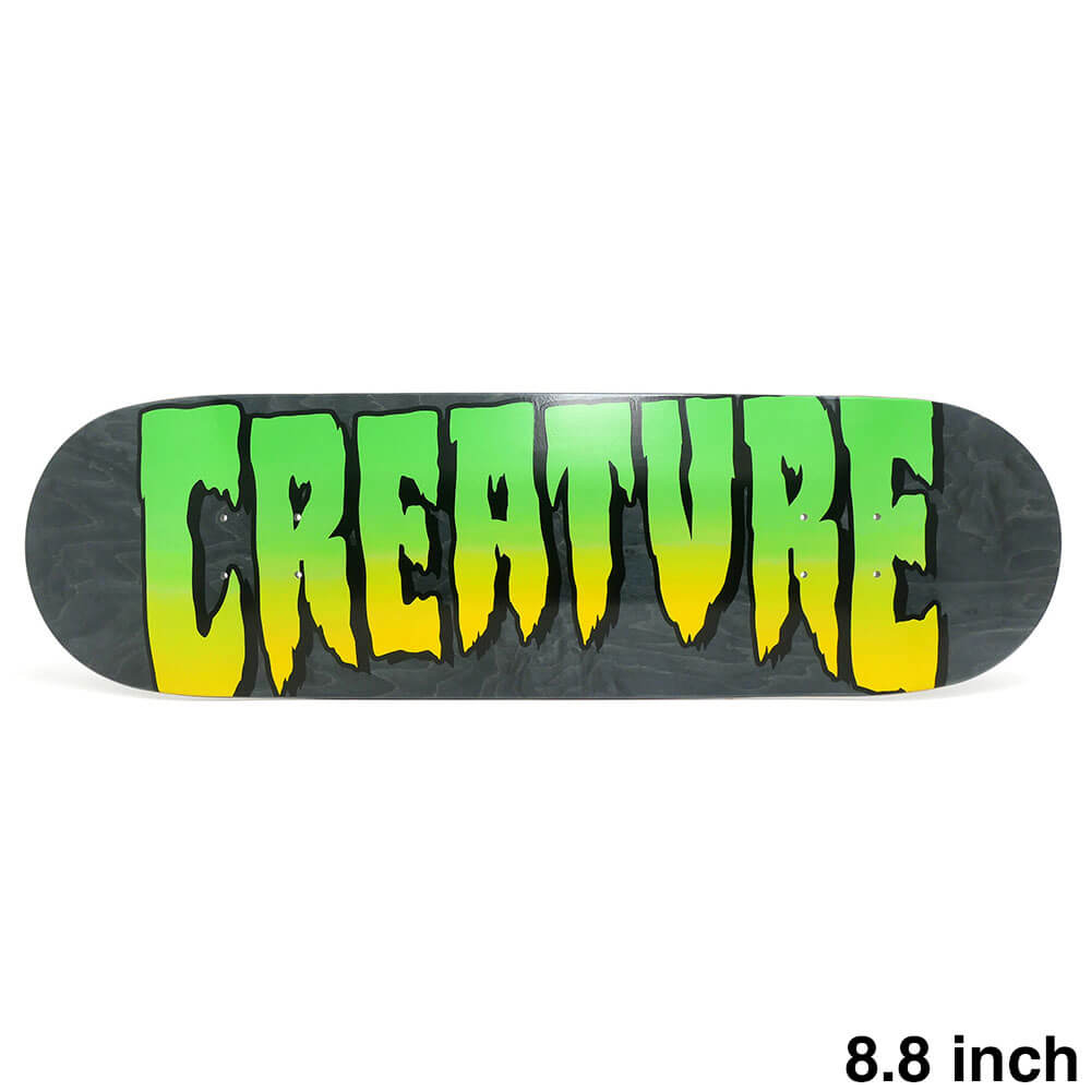 CREATURE DECK クリーチャー デッキ TEAM LOGO STUMPS BLACK STAIN 8.8 スケートボード スケボー 1