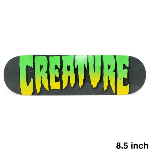 CREATURE DECK クリーチャー デッキ TEAM LOGO STUMPS BLACK STAIN 8.5 スケートボード スケボー 1