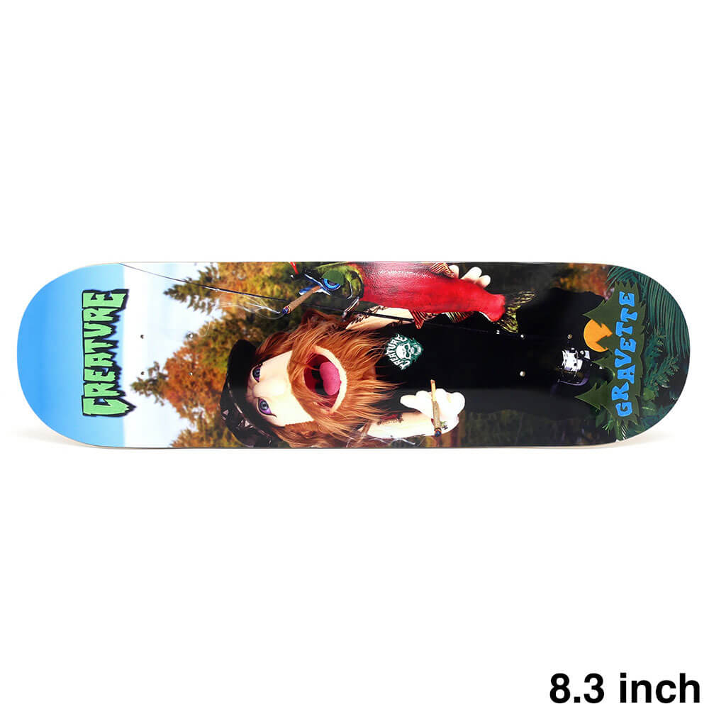 CREATURE DECK クリーチャー デッキ DAVID GRAVETTE FUZZY FIENDS 8.3 スケートボード スケボー 1