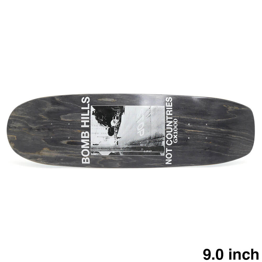 GX1000 DECK ジーエックス1000 デッキ TEAM BOMB HILLS CRUISER 9.0 スケートボード スケボー 1