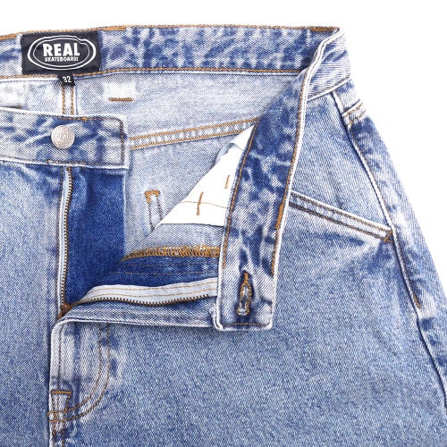 REAL SHORTS リアル ショーツ STREET CLEANER LIGHT WASH スケートボード スケボー 3