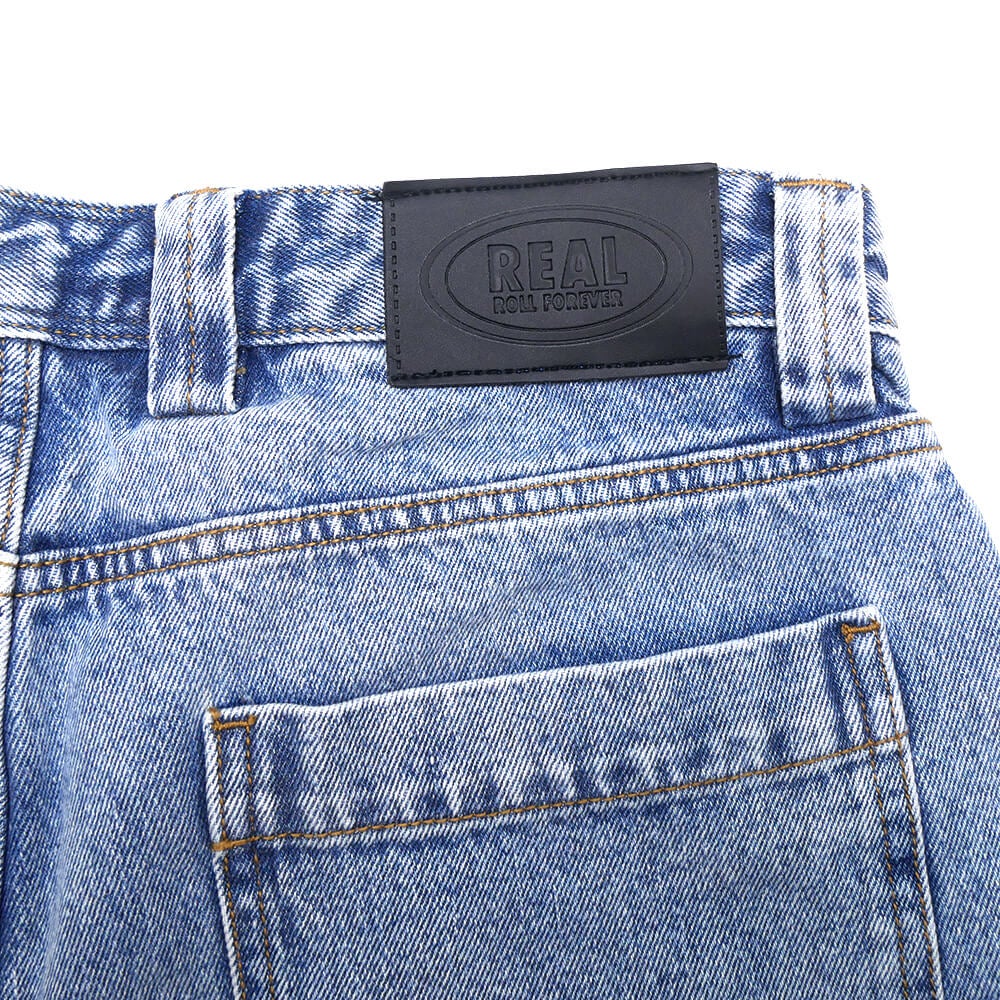 REAL SHORTS リアル ショーツ STREET CLEANER LIGHT WASH スケートボード スケボー 4