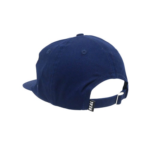 REAL CAP リアル キャップ OVAL EMB STRAPBACK NAVY/RED/WHITE スケートボード スケボー 2
