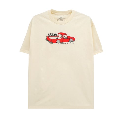  KROOKED T-SHIRT クルキッド Tシャツ DOUBLE OK CREAM スケートボード スケボー 