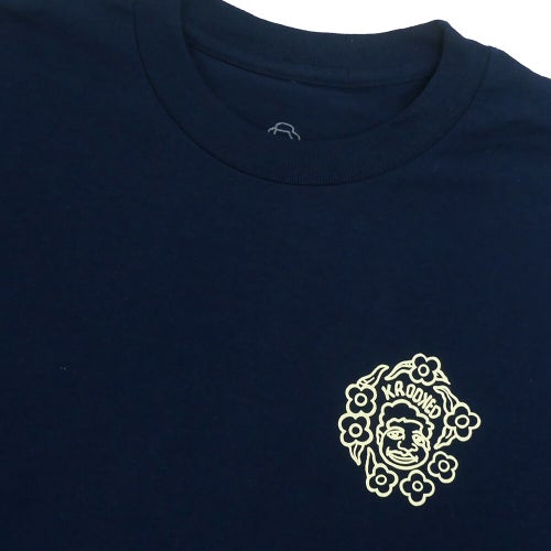 KROOKED T-SHIRT クルキッド Tシャツ KROOKED MG NAVY スケートボード スケボー 2