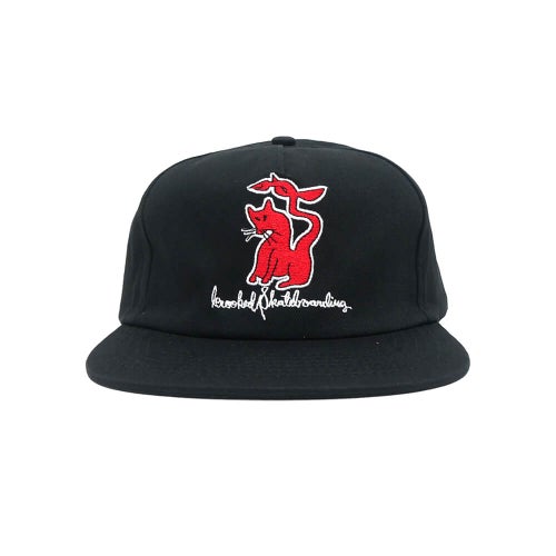 KROOKED CAP クルキッド キャップ KAT SERPENT SNAPBACK BLACK/RED スケートボード スケボー 1