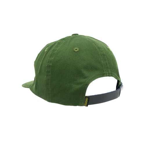 KROOKED CAP クルキッド キャップ DOUBLE OK SCRIPT STRAPBACK OLIVE/CREAM スケートボード スケボー 2