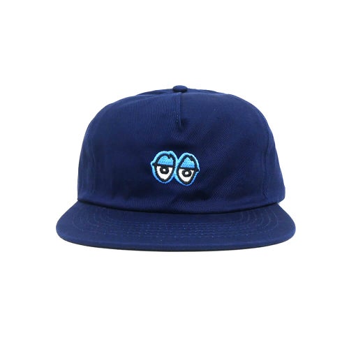 KROOKED CAP クルキッド キャップ EYES SNAPBACK NAVY/BLUE スケートボード スケボー 1